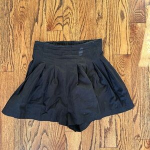 Free People Black High Waist Skort